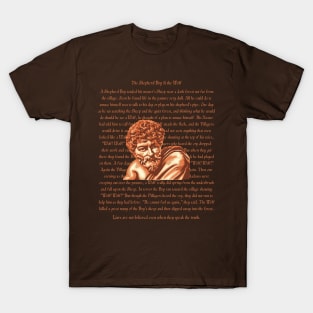 Aesop Portrait and Quote T-Shirt